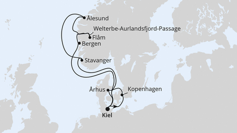 Dänemark & Norwegen ab Kiel Dänemark & Norwegen ab Kiel