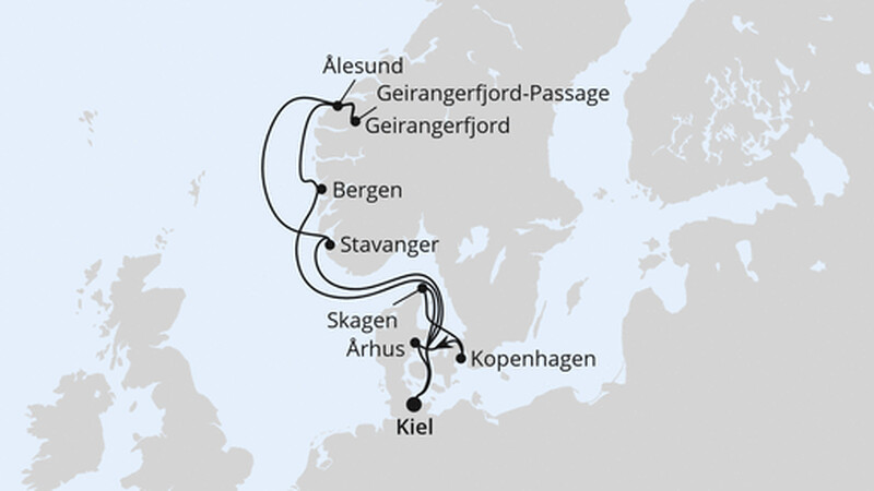 Skandinavien mit Fjord-Welterbe ab Kiel 2 Skandinavien mit Fjord-Welterbe ab Kiel 2