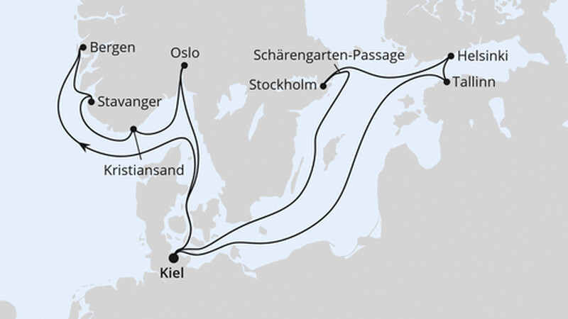 Highlights der Nord- & Ostsee im Advent ab Kiel Highlights der Nord- & Ostsee im Advent ab Kiel