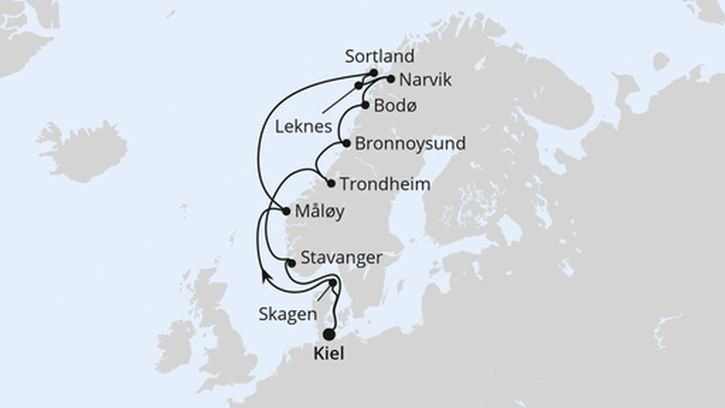 Norwegen mit Lofoten & Vesterålen ab Kiel Norwegen mit Lofoten & Vesterålen ab Kiel