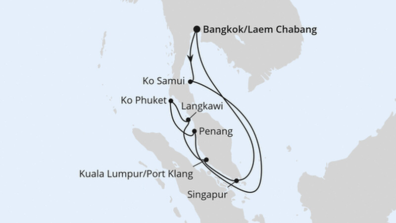 Thailand, Malaysia & Singapur Thailand, Malaysia & Singapur