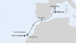 Kanaren, Gibraltar & Barcelona ab Gran Canaria