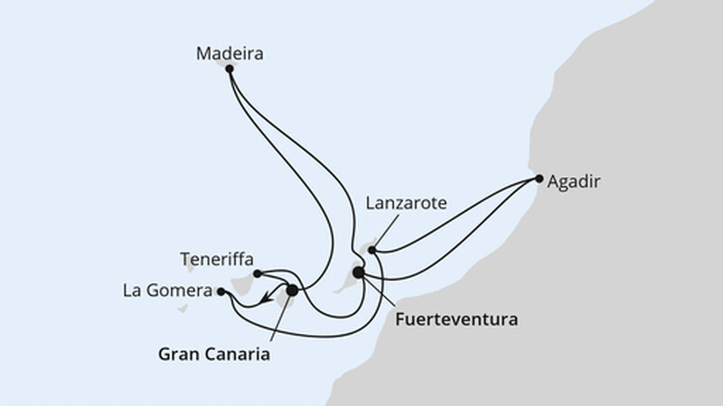 Kanaren, Madeira & Marokko Kanaren, Madeira & Marokko