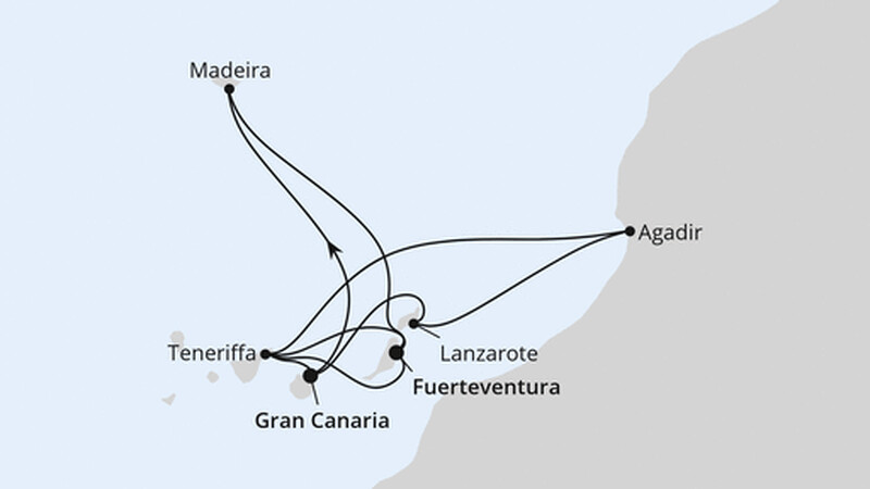 Feelgood Cruise Kanaren & Marokko Feelgood Cruise Kanaren & Marokko