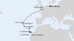 Von Gran Canaria über die Azoren nach Hamburg 1