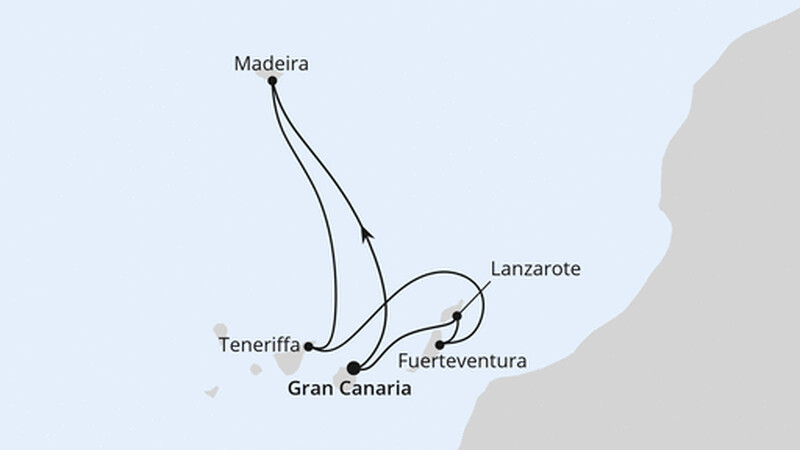 Große Kanaren-Reise mit Madeira ab Gran Canaria Große Kanaren-Reise mit Madeira ab Gran Canaria