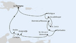Karibische Inseln ab Dominikanische Republik