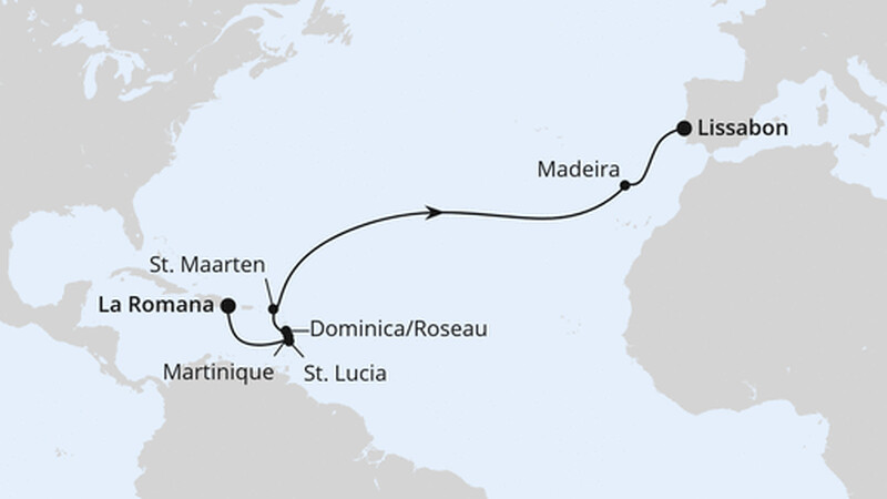 Von der Dominikanischen Republik nach Lissabon 2 Von der Dominikanischen Republik nach Lissabon 2