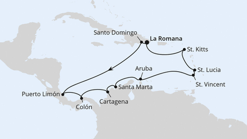 Kleine Antillen & Mittelamerika ab Dom. Republik 1 Kleine Antillen & Mittelamerika ab Dom. Republik 1