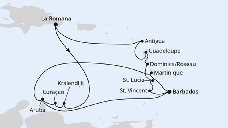 Karibische Insel-Rundreise Karibische Insel-Rundreise