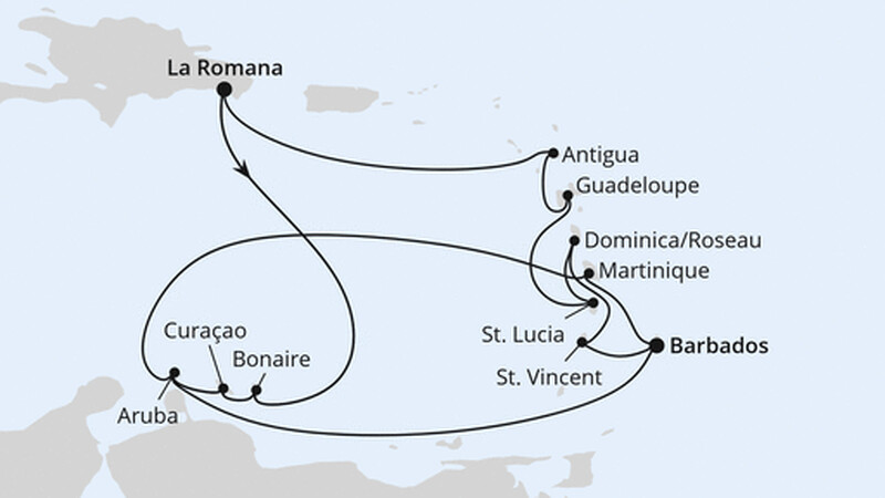 Karibische Insel-Rundreise Karibische Insel-Rundreise