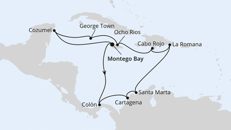 Mittelamerika & Mexiko ab Jamaika Mittelamerika & Mexiko ab Jamaika
