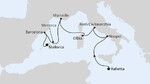 Italien, Frankreich & Spanien ab Malta