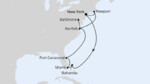 Florida, Maryland & Bahamas ab New York