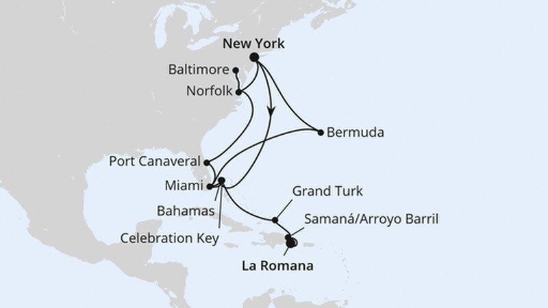Bermuda, Florida & Bahamas ab New York 2 Bermuda, Florida & Bahamas ab New York 2