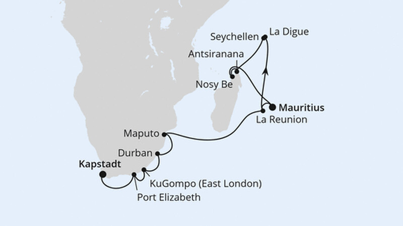 Südafrika, Seychellen, Mauritius & Madagaskar 2 Südafrika, Seychellen, Mauritius & Madagaskar 2