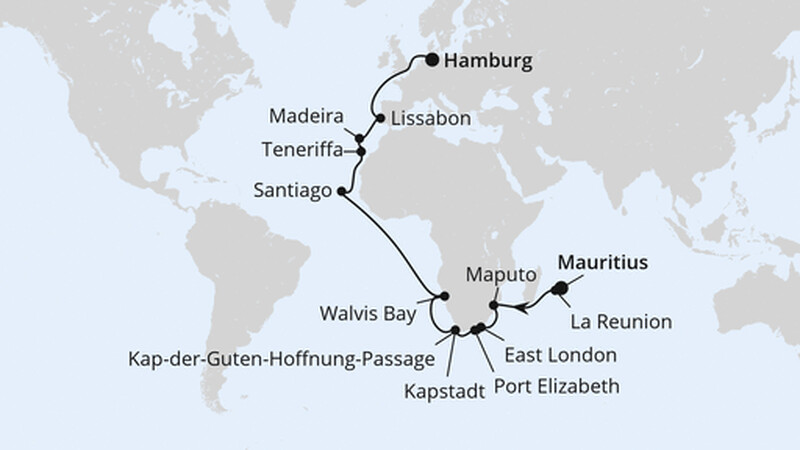 Von Mauritius nach Hamburg Von Mauritius nach Hamburg