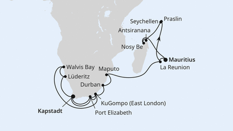 Weltenbummler Südafrika, Namibia & Indischer Ozean Weltenbummler Südafrika, Namibia & Indischer Ozean