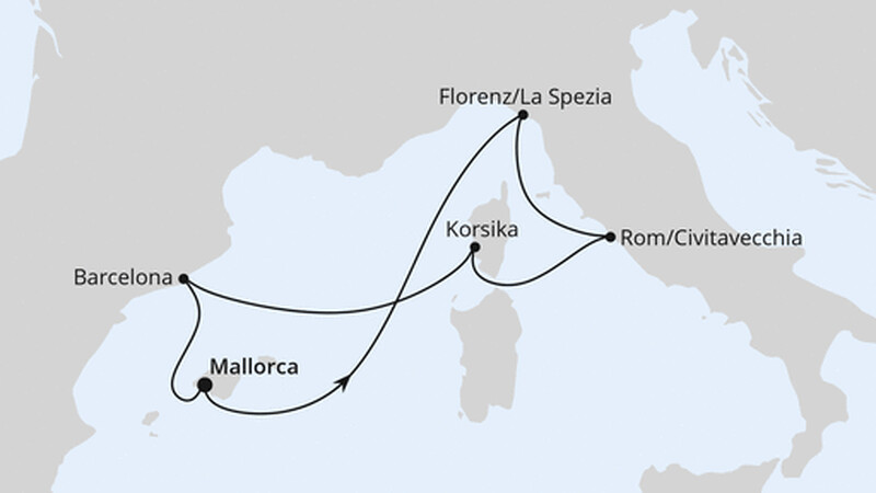 Mediterrane Schätze mit Korsika ab Mallorca Mediterrane Schätze mit Korsika ab Mallorca