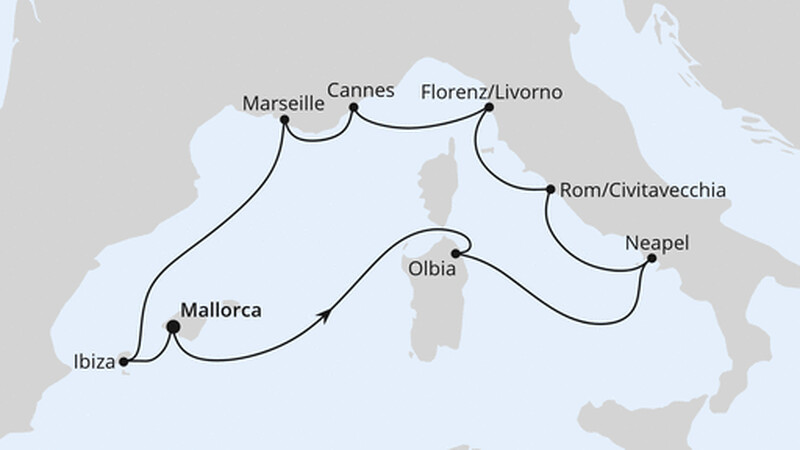 Mediterrane Highlights ab Mallorca Mediterrane Highlights ab Mallorca