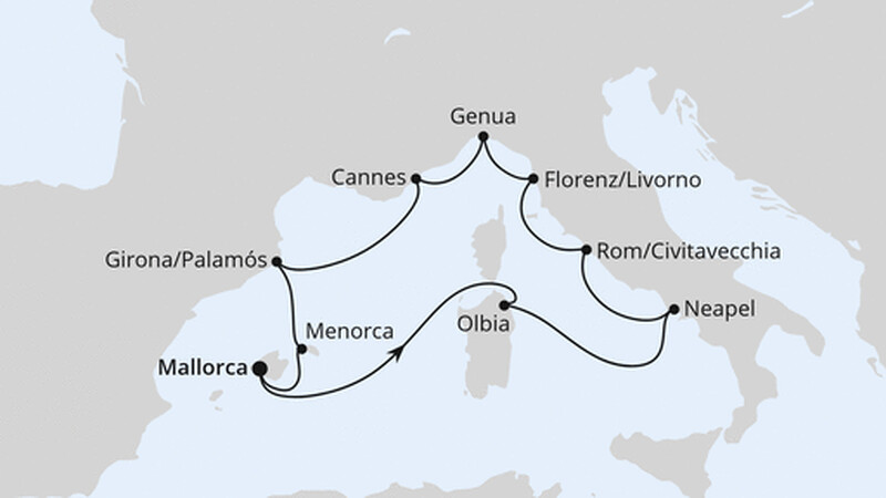 Mediterrane Highlights ab Mallorca Mediterrane Highlights ab Mallorca