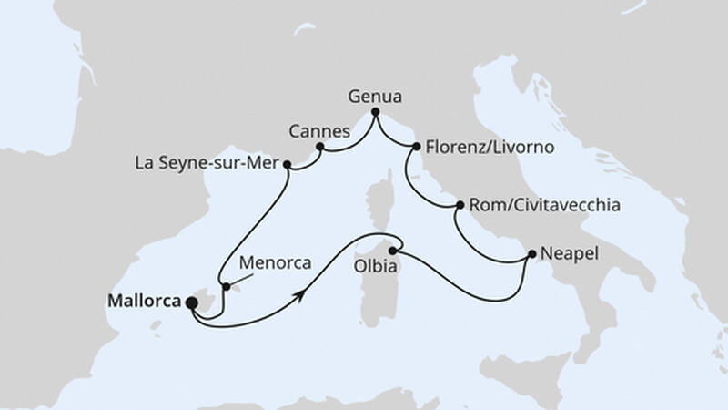 Mediterrane Highlights ab Mallorca Mediterrane Highlights ab Mallorca