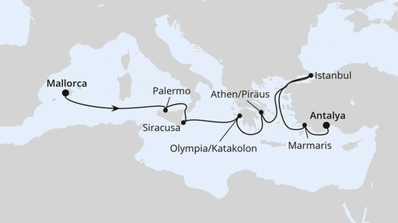 Italien & Griechenland mit Istanbul Italien & Griechenland mit Istanbul