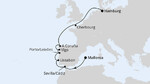 Von Mallorca über Portugal nach Hamburg