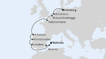 Von Mallorca über Portugal nach Hamburg