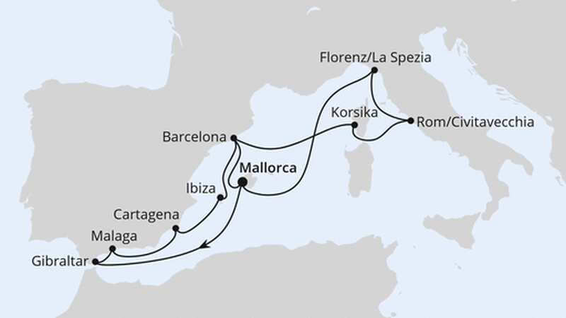Große Mittelmeer-Reise ab Mallorca 3 Große Mittelmeer-Reise ab Mallorca 3