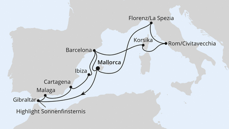 Große Mittelmeer-Reise mit Sonnenfinsternis 2 Große Mittelmeer-Reise mit Sonnenfinsternis 2