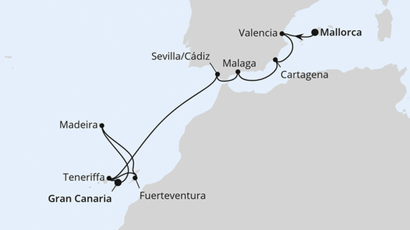 Spanische Mittelmeerküste, Kanaren & Madeira 1 Spanische Mittelmeerküste, Kanaren & Madeira 1