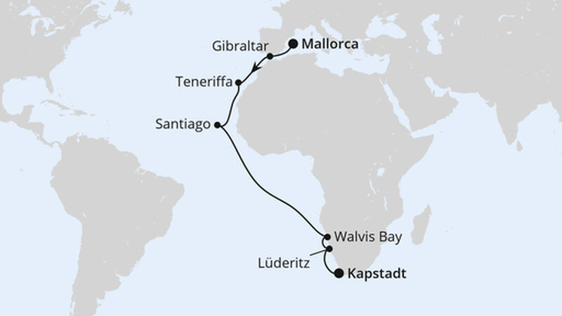 Von Mallorca über Namibia nach Kapstadt 1 Von Mallorca über Namibia nach Kapstadt 1