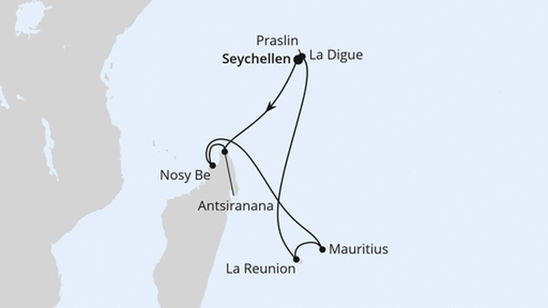 Seychellen, Madagaskar & Mauritius Seychellen, Madagaskar & Mauritius