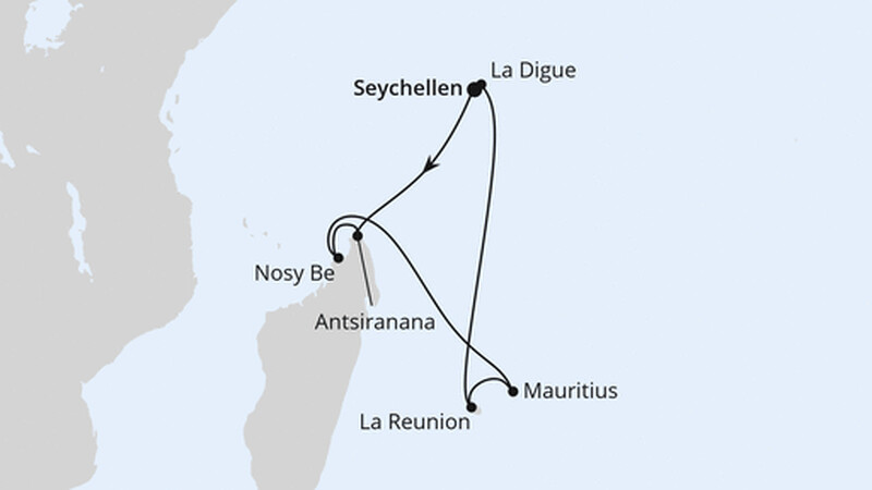 Seychellen, Madagaskar & Mauritius Seychellen, Madagaskar & Mauritius