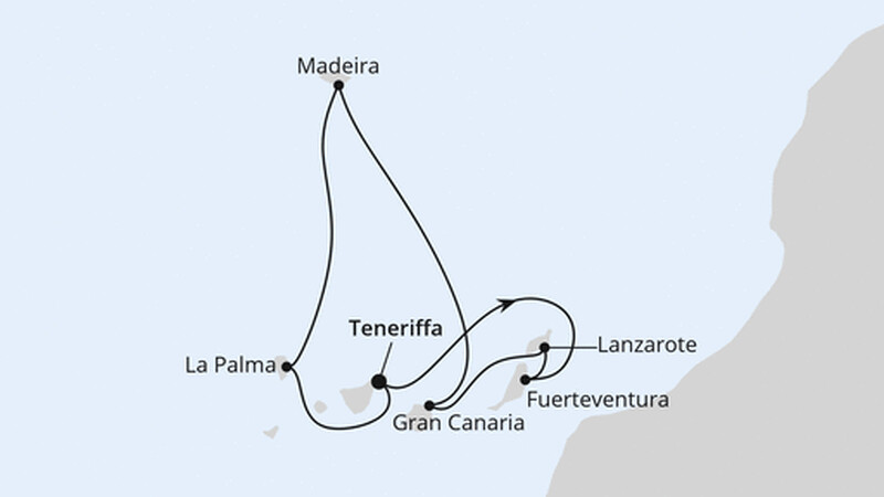 Kanaren & Madeira ab Teneriffa Kanaren & Madeira ab Teneriffa