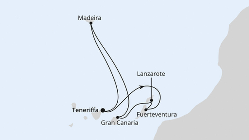 Kanaren & Madeira ab Teneriffa Kanaren & Madeira ab Teneriffa