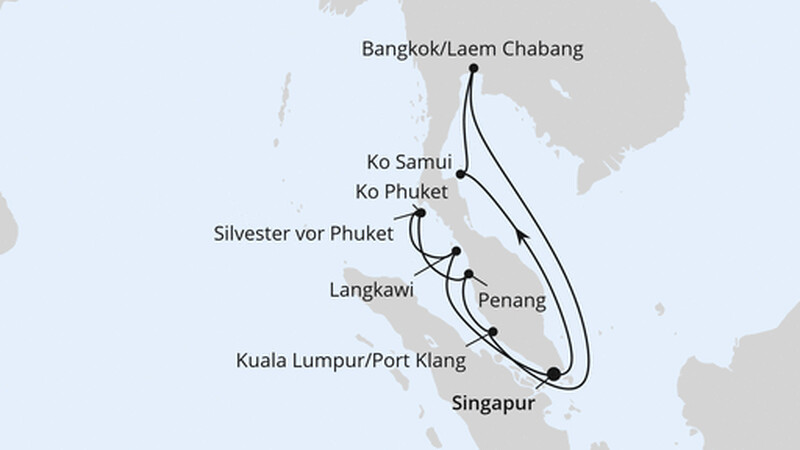 Feiertagsreise Südostasien ab Singapur Feiertagsreise Südostasien ab Singapur