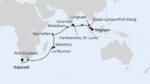 Von Singapur über Mauritius nach Kapstadt