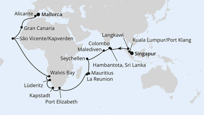 Weltenbummler von Singapur nach Mallorca Weltenbummler von Singapur nach Mallorca