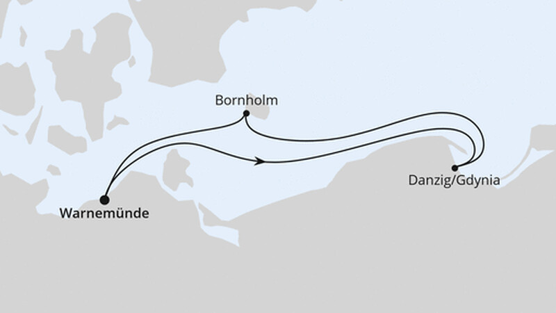 Kurzreise nach Polen & Dänemark ab Warnemünde Kurzreise nach Polen & Dänemark ab Warnemünde