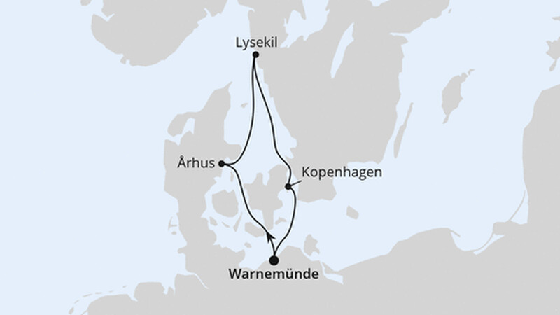 Kurzreise nach Dänemark & Schweden ab Warnemünde Kurzreise nach Dänemark & Schweden ab Warnemünde