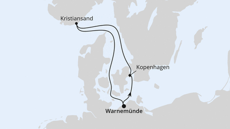 Kurzreise nach Norwegen & Dänemark ab Warnemünde Kurzreise nach Norwegen & Dänemark ab Warnemünde