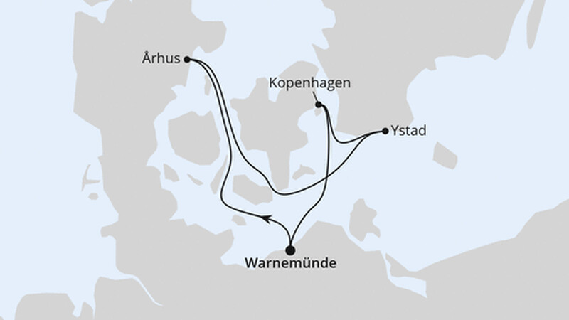 Kurzreise nach Dänemark & Schweden ab Warnemünde Kurzreise nach Dänemark & Schweden ab Warnemünde