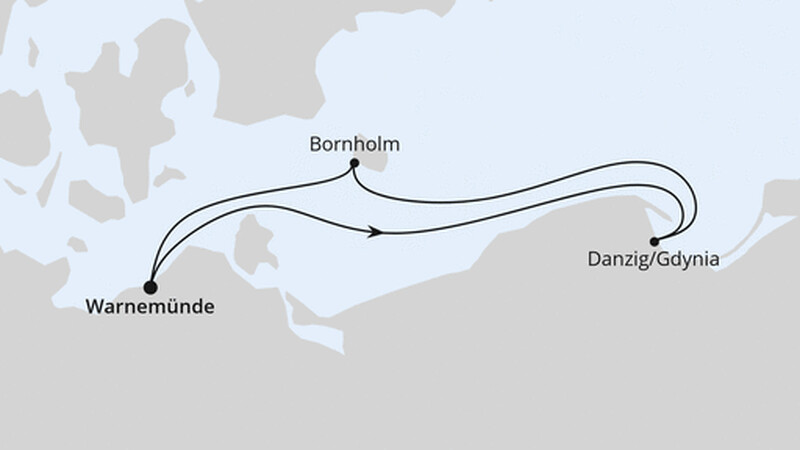 Kurzreise nach Polen & Dänemark ab Warnemünde Kurzreise nach Polen & Dänemark ab Warnemünde