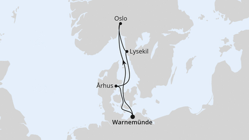Kurzreise nach Skandinavien ab Warnemünde Kurzreise nach Skandinavien ab Warnemünde